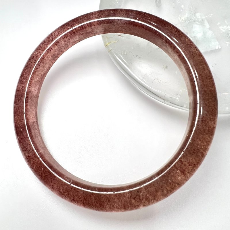 紅草莓晶手鐲 | 水晶 | 水晶手鐲 - 手鍊/手環 - 水晶 粉紅色