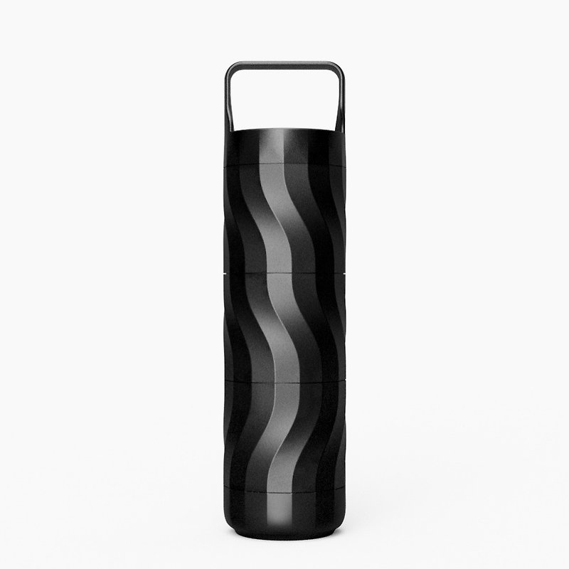 Wattle | 個人化水壺－431ml(旅行款x1) - 水壺/水瓶 - 塑膠 黑色