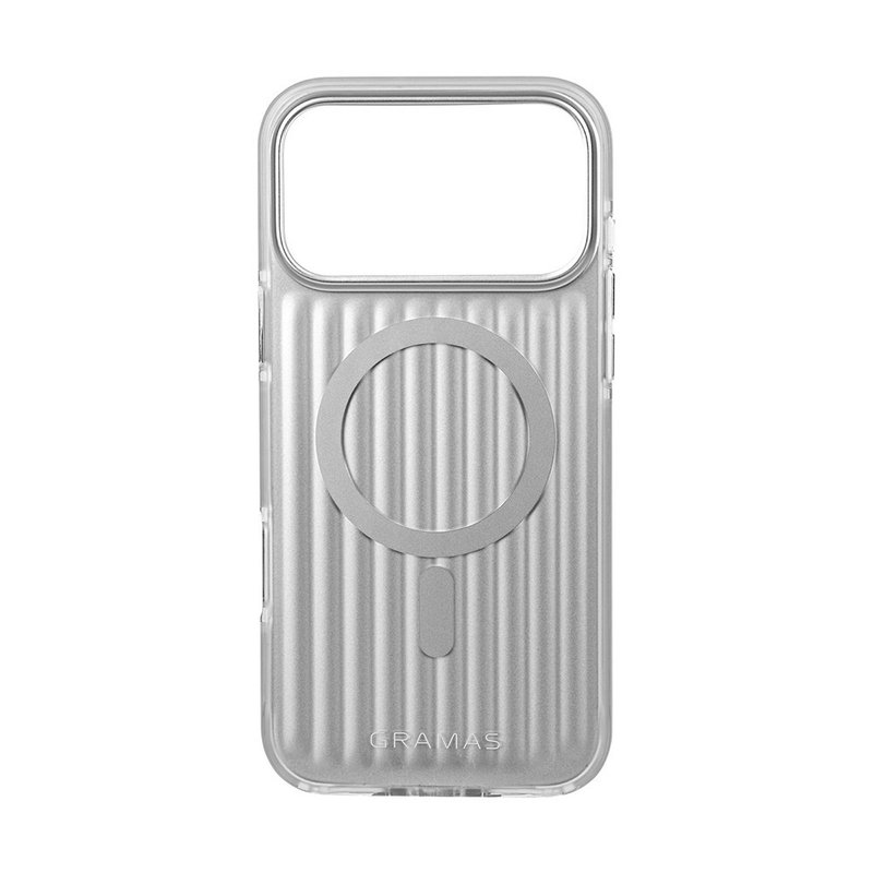 iPhone 17 Pro/17 Pro Max Rib 磁吸防摔殼-銀 - 手機殼/手機套 - 塑膠 銀色