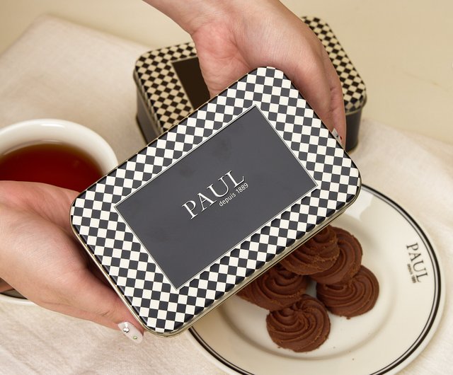 ◆PAULS BOUTIQUE◆ BOX KALY CHOCO 5008471050 PAUL】フレンチクッキーギフトボックス（ココア）（送料込み