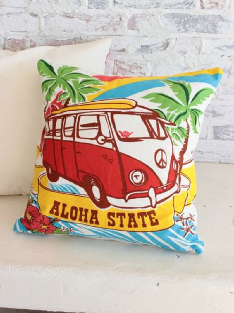 Surfing Bus Pillow Case - 枕頭/抱枕 - 其他材質 