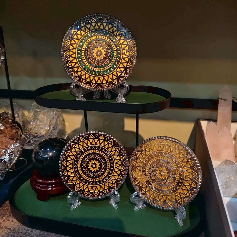 奧剛曼陀羅能量盤 - 擺飾/家飾品 - 水晶 