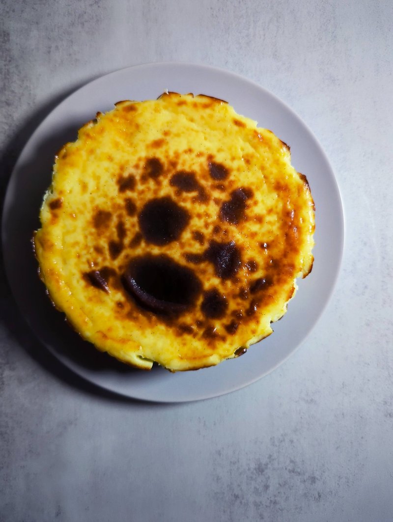 【椿月】マダガスカルバニラのバスクチーズケーキ_6号 チーズ増量版 - ケーキ - 食材 