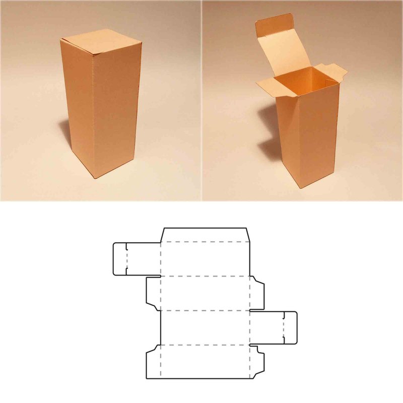 Essential oil box template, essential oil storage box, essential oil package - 圖文模板設計 - 其他材質 