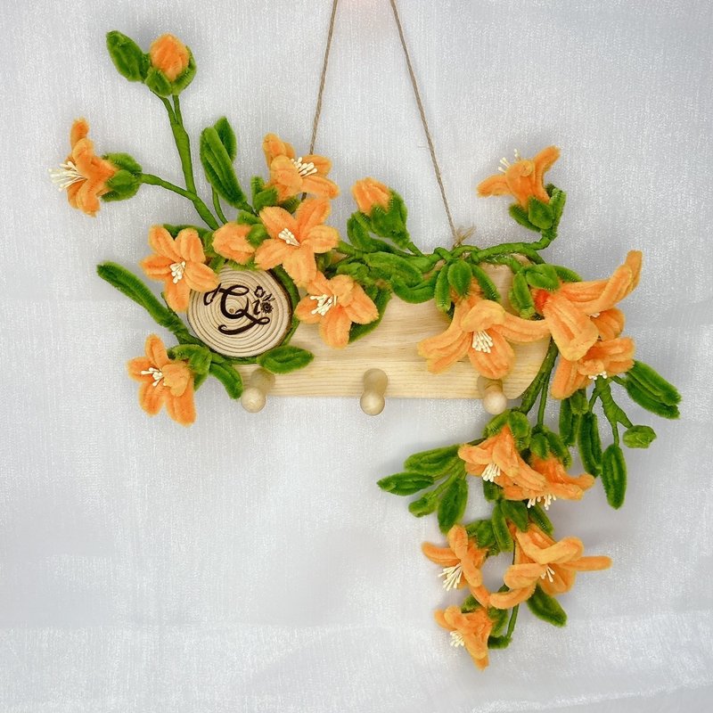 [Handmade to order] Hang tag [Pursuit of Excellence] Hairy Root Lingxiao Flower - Items for Display - Other Materials 