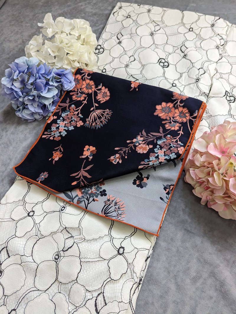 洋粋youiki。和洋和服腰帶。大人の兵兒帯。靜謐花園(雙面雙色) - 腰帶/皮帶 - 棉．麻 