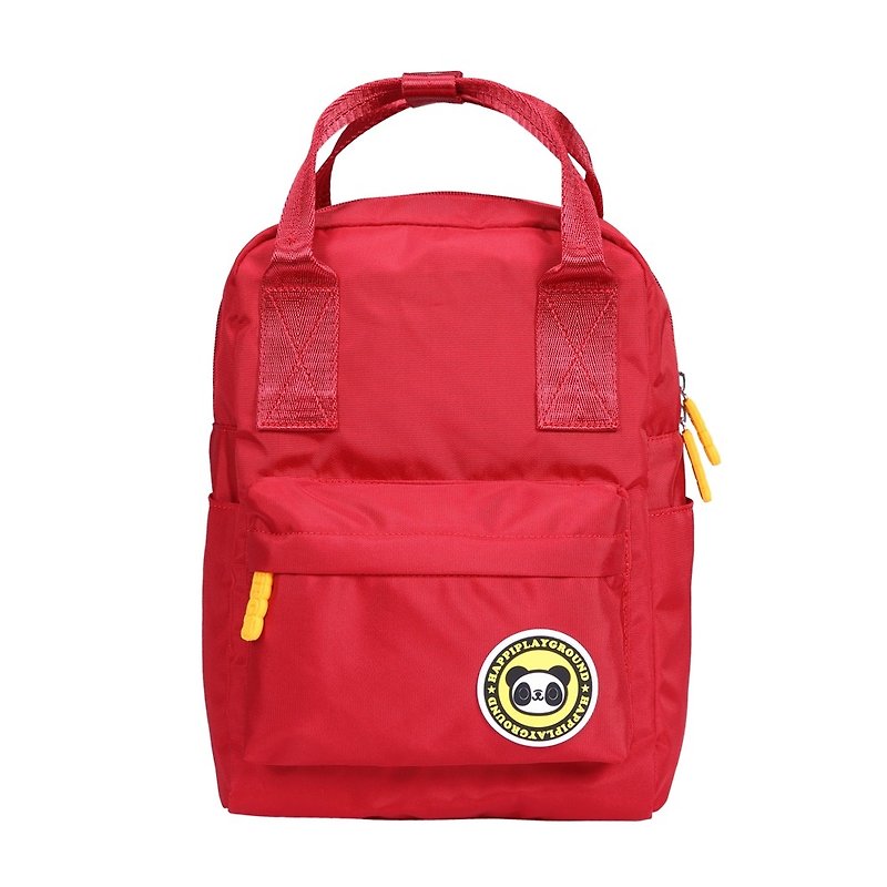 Urban Traveler Children's Backpack (Pomegranate) HappiPlayGround Hong Kong Design - Backpacks & Bags - Nylon Red