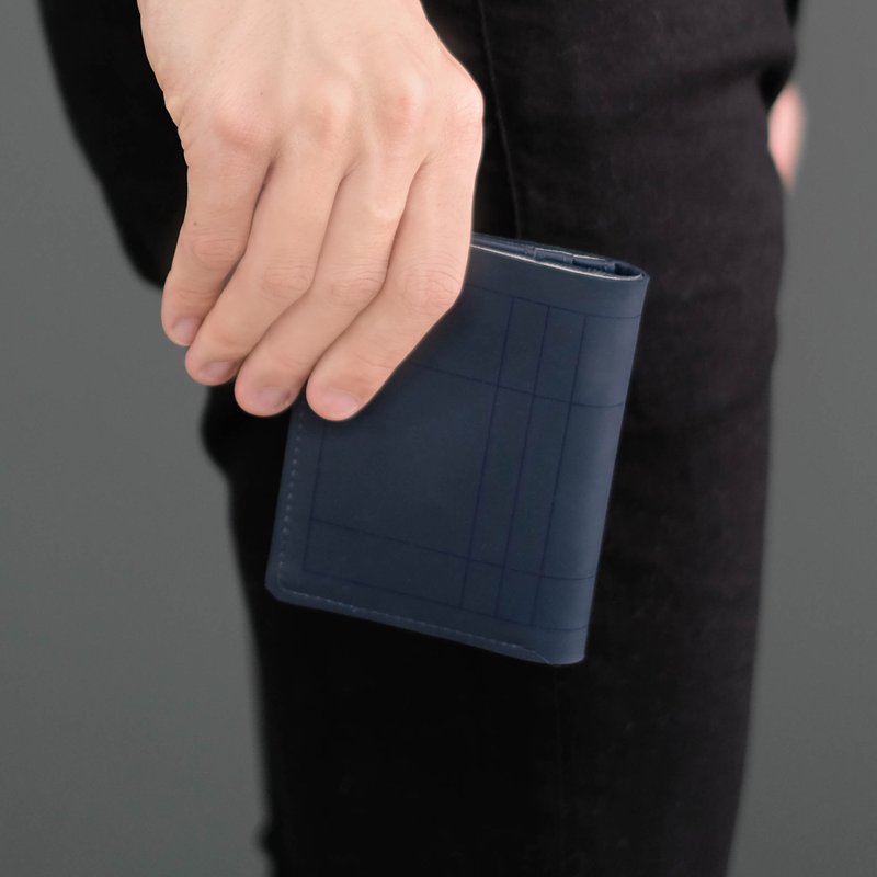 HIDDEN Wallet S - INDIGO BLUE - 筆記本/手帳 - 乳膠 藍色