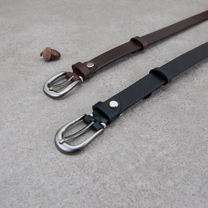 Handcraft leather Belt (18mm) - Belts - Genuine Leather Multicolor