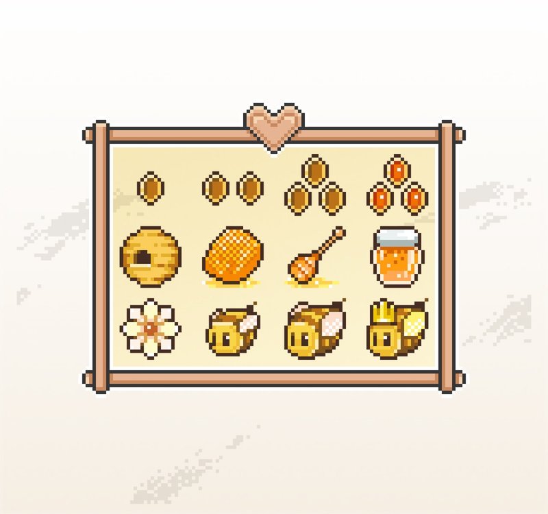 Twitch小奇點及訂閱者徽章/忠誠徽章套圖/像素風/小蜜蜂 - Logo 設計/圖案設計 - 其他材質 
