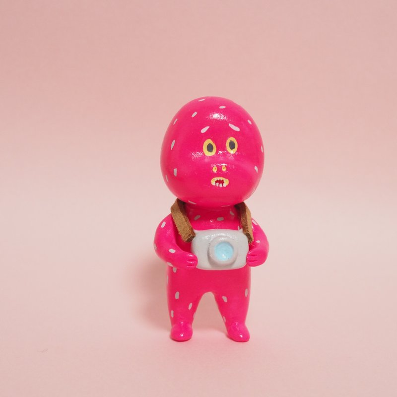 Camera Gorilla - Stuffed Dolls & Figurines - Clay Gray