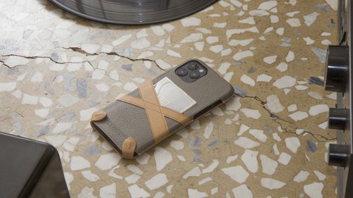 n max n iPhone 12及12Pro 莫蘭迪系列希臘款手機皮套 -大象灰
