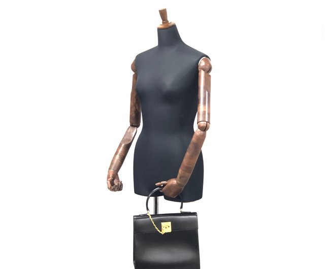日本直送 名牌中古包 】 CELINE マンテル チェーン レザー