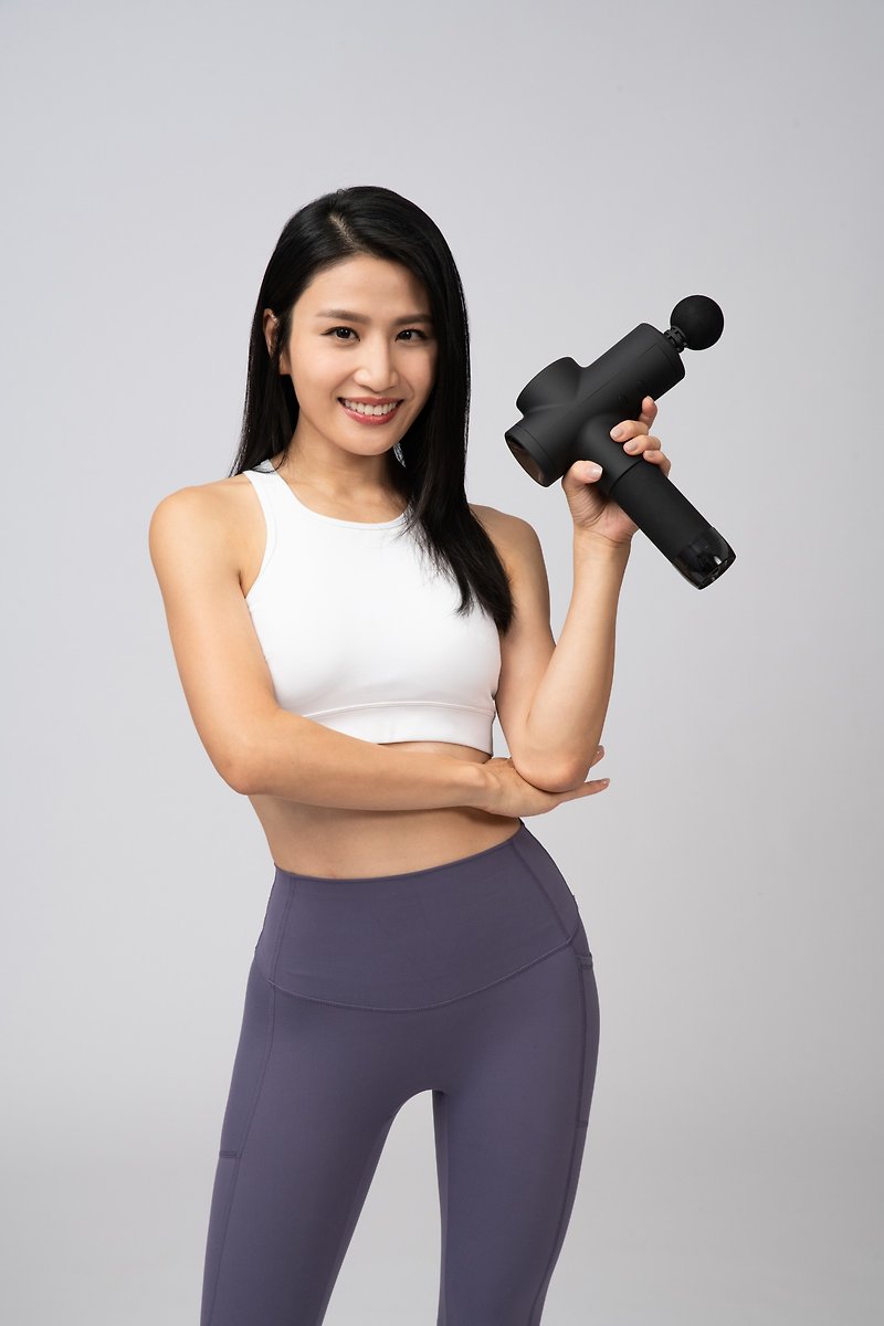Booster T-One Smart Hit massage gun licensed in Hong Kong up to 18 months warranty - Fitness Equipment - Plastic Black