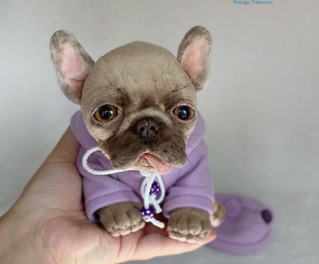 French Bulldog Realistic Toy Baby Puppy