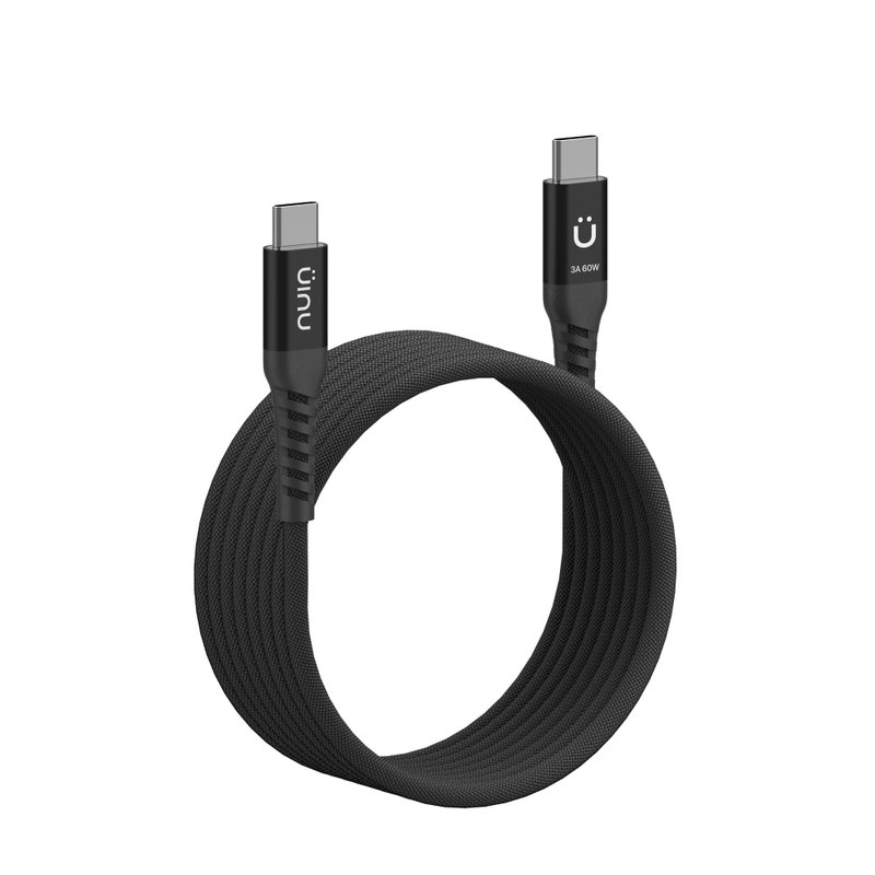 【UNIU】USB-C Cable 60W MagFlex magnetic charging cable (1.5m) - Chargers & Cables - Other Materials 