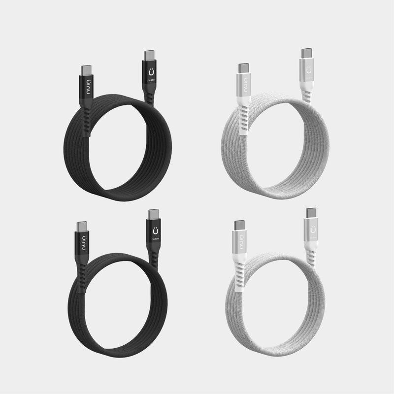 【UNIU】USB-C Cable 60W MagFlex 磁吸隨卷充電線 - 行動電源/充電線 - 其他材質 