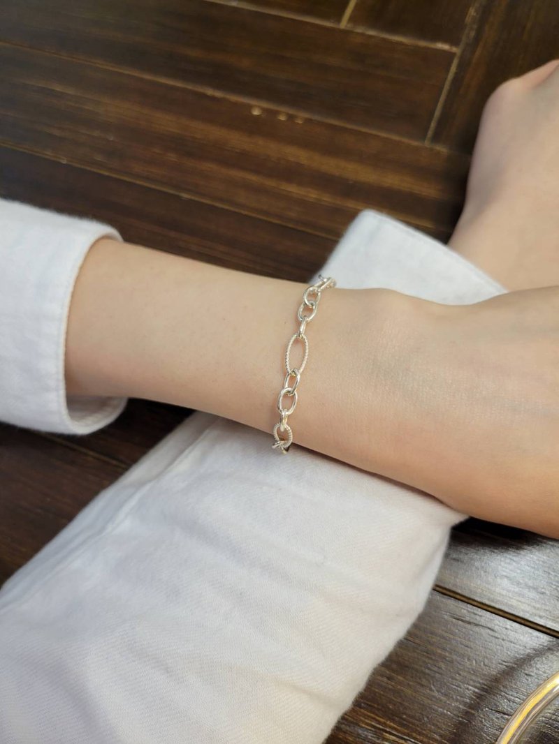 A.pearl rule 純銀手鍊 - 手鍊/手環 - 純銀 銀色