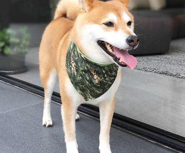 犬専用名スカーフ カスタマイズ 中型犬 モネガーデン ショップ Yiyi Handmade 首輪 リード Pinkoi