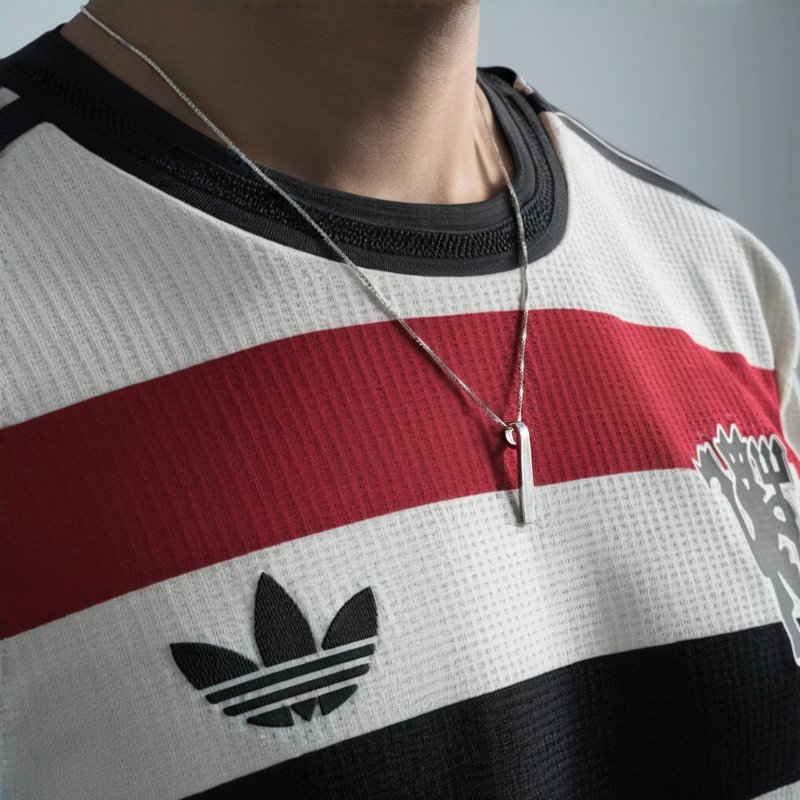 【CLIP】銀黏土手工項墜 - 項鍊 - 純銀 銀色