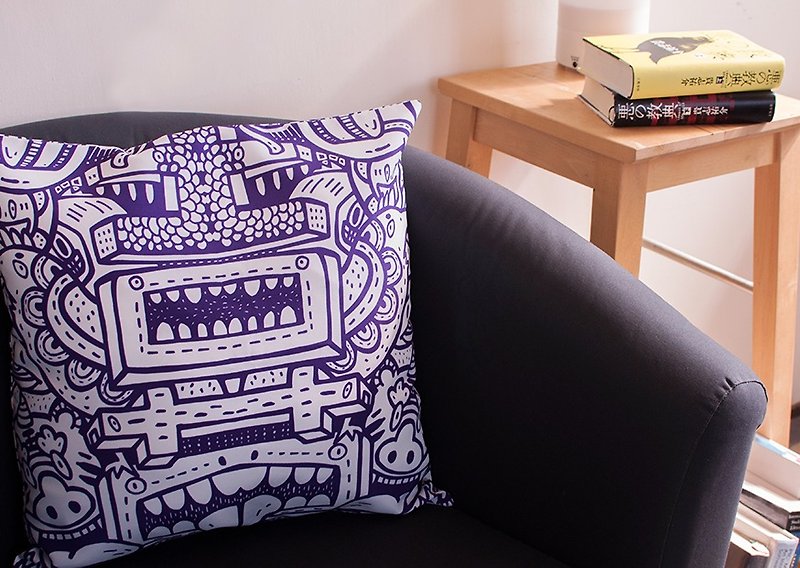 (Custom) pillowcase hi hi printing - Pillows & Cushions - Polyester Purple