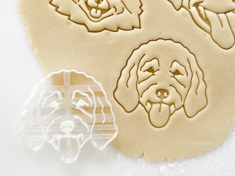 Labradoodle Dog Cookie Cutter - 其他 - 塑膠 