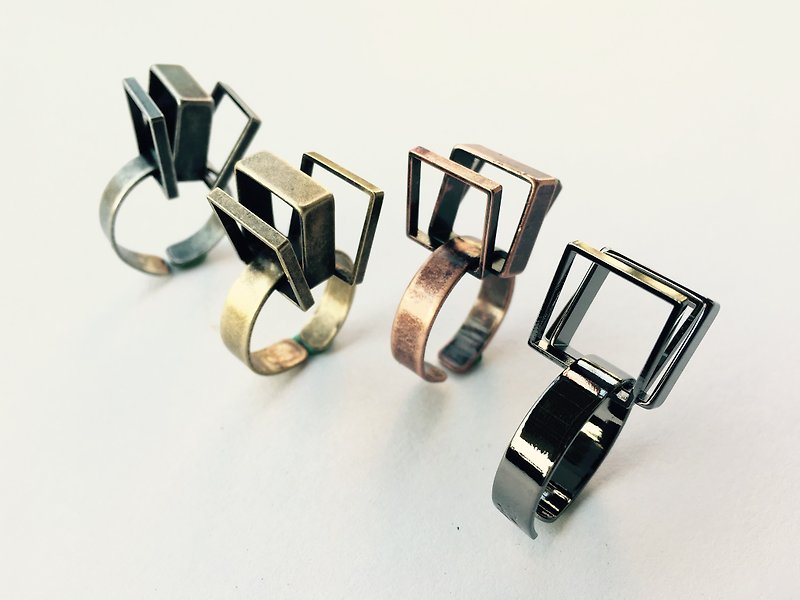 NEW NOISE Music Jewelry Laboratory-Perspective Brass Ring - ネックレス - 金属 多色