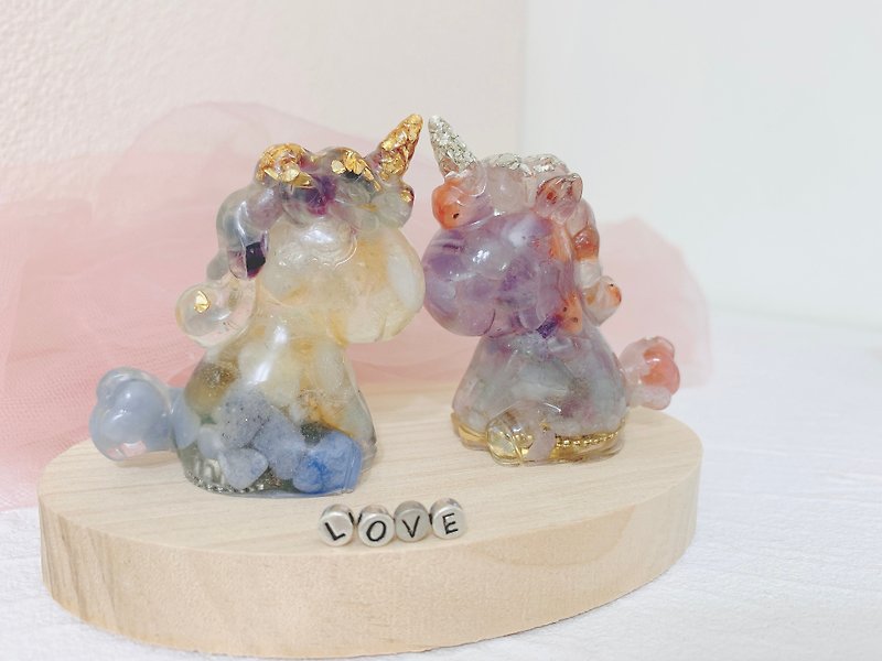 Customized unicorns for couples are welcome to provide photos to tailor unicorns for you - Stuffed Dolls & Figurines - Gemstone 