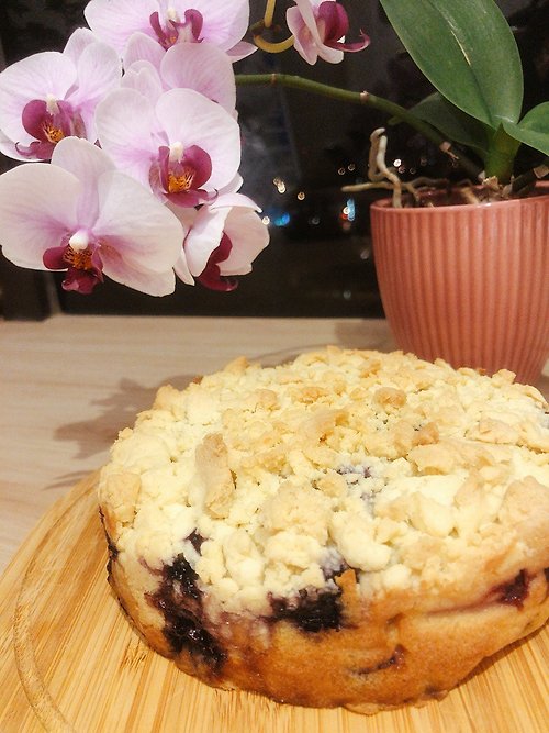Miss Pearl 私廚點心 【年節禮盒】藍莓奶酥蛋糕 藍莓奶酥派 奶酥派 奶酥蛋糕 藍莓