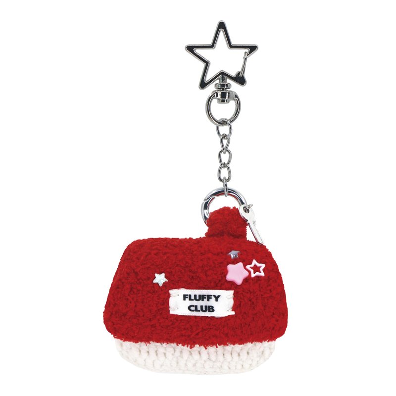 'SWEET HOME SWEET' AirPods 3&Pro case_RED roof  WHITE wall  (STAR SPRING) - AirPods/耳機保護套 - 繡線 紅色