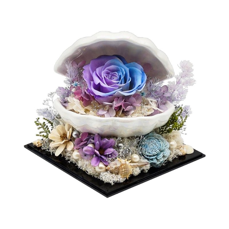 永生花夢幻庭園系列 - 水中花(紫藍) - 乾燥花/永生花 - 植物．花 藍色