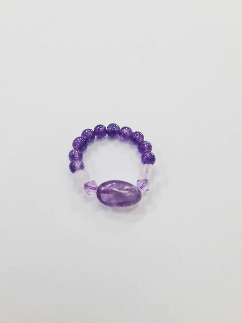Amethyst Lucky Stone Rings, for Love & Healing - General Rings - Stone Multicolor