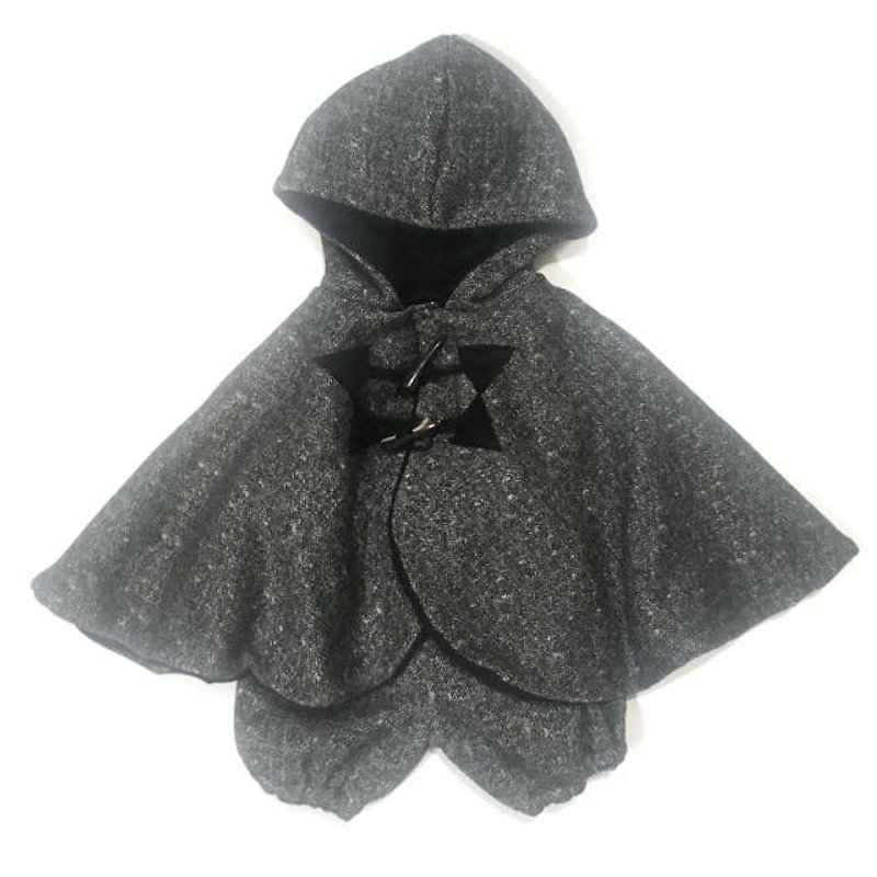 Setup of the warm baby duffel cape - Other - Polyester Black