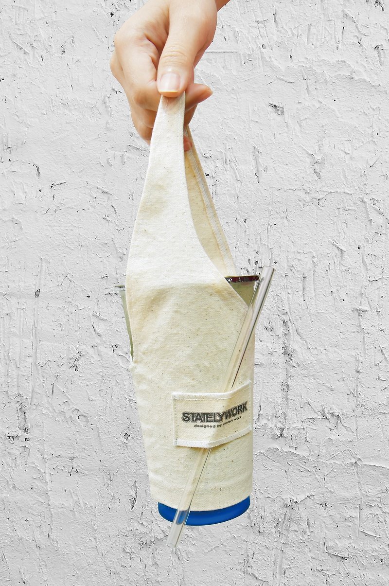 Beverage bag without printing - Beverage Holders & Bags - Cotton & Hemp Khaki