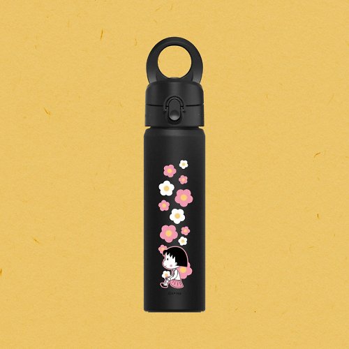 犀牛盾RHINOSHIELD AquaStand磁吸水壺-不鏽鋼保溫瓶|櫻桃小丸子/櫻花