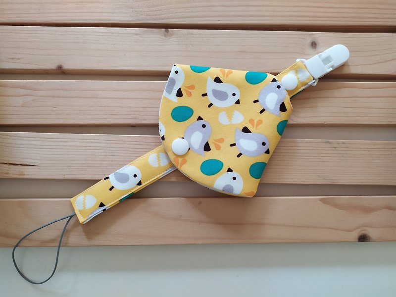 Small bird two-in-one pacifier clip < nipple boot + pacifier clip> dual function - Other - Cotton & Hemp Multicolor
