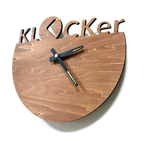 KLOCKer 克拉克．創 手工木作創意時鐘 - 文字鐘-客製割字
