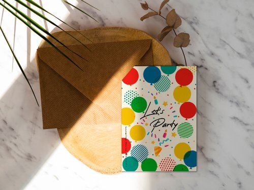 𝓦𝓮𝓵𝓴𝓲𝓷 洛可可草莓手工書 Let s Party【CM19003】洛可可草莓 手創明信片 聖誕卡片含信封