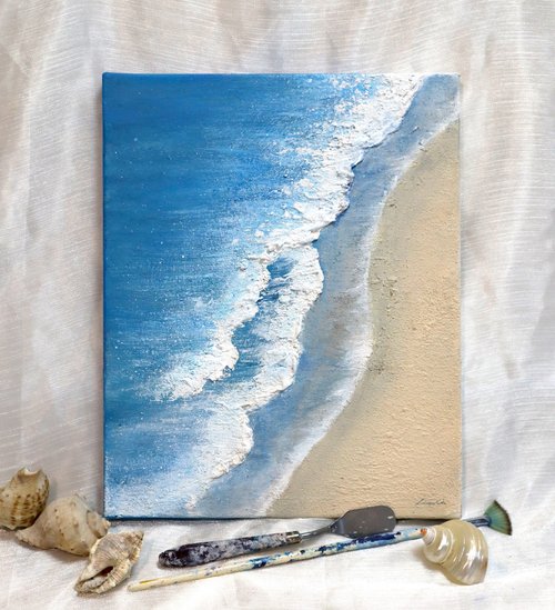 体験・アクティビティ】海遊石英砂テクスチャ絵画3D絵画