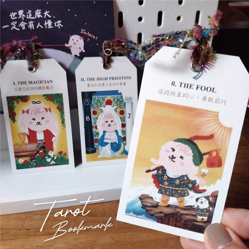 Hand-drawn Tarot Card Bookmark - Bookmarks - Paper Multicolor