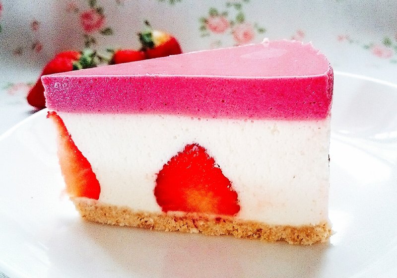 ※ ※ limited winter strawberry yogurt mousse 7-inch - Savory & Sweet Pies - Fresh Ingredients Pink