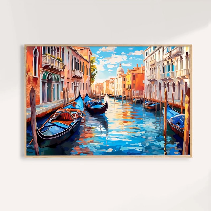 運河晨光 Morning in Venice / 義大利風情城市掛畫 畫芯 海報 - 海報/掛畫/掛布 - 紙 