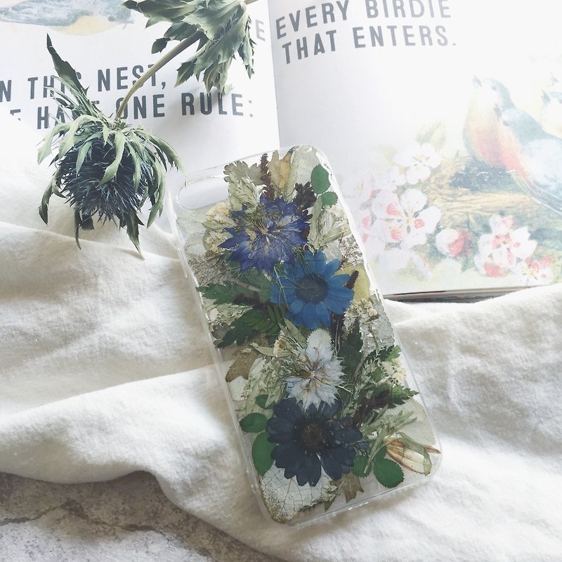 |Souvenirs|Original handmade flower jungle flower iPhone Xr mobile phone shell birthday gift - Phone Cases - Plants & Flowers Green