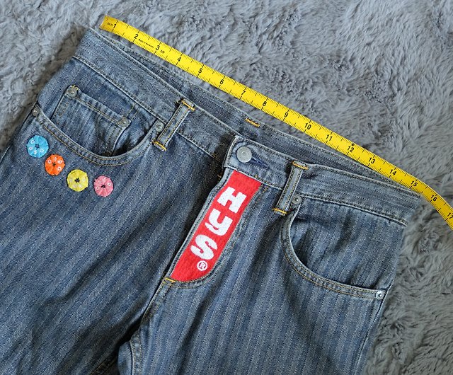 Vintage 90s Hysteric Glamour Kinky Flared Jeans - 設計館fnbvintage 