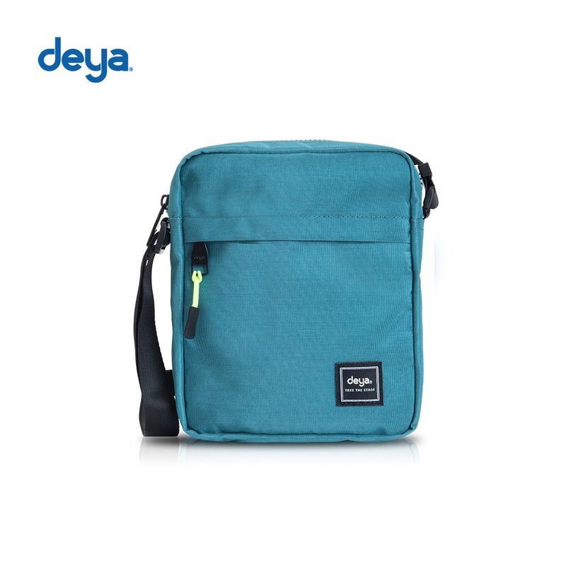 deya Simple極簡抗菌方包-湖水綠 - 側背包/斜背包 - 聚酯纖維 綠色