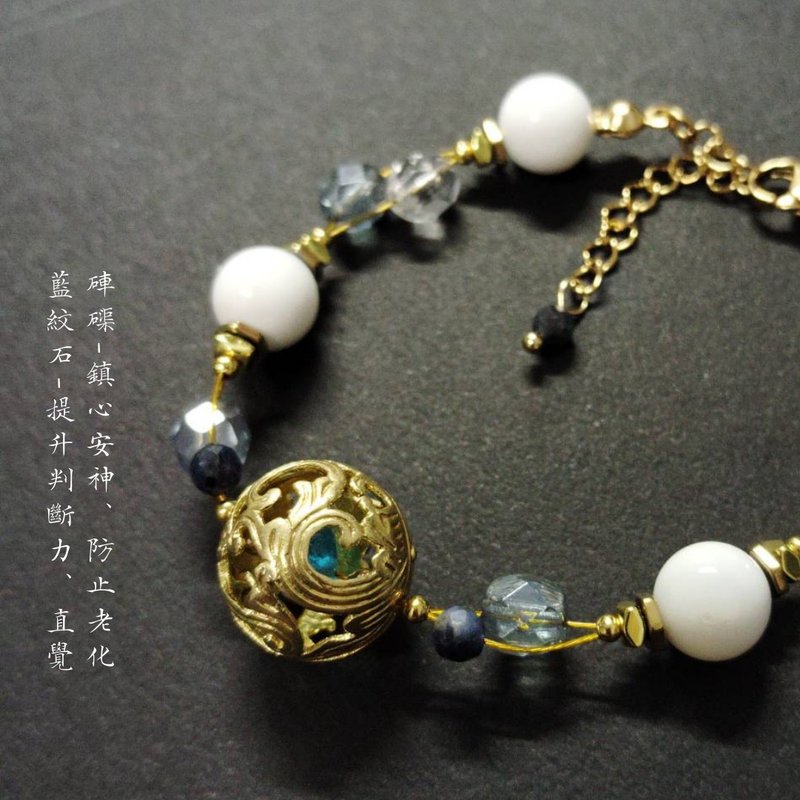 【戀與深空-黎深日卡印象】 印象手鍊 - 手鍊/手環 - 水晶 多色