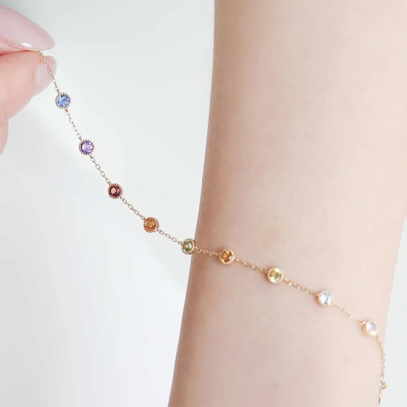 【 C.H. JEWELRY 】CRYSTALIA - Bracelets - Precious Metals Gold