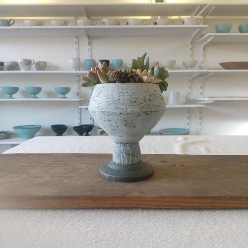 sannkakubashi ゴブレット型植木缽