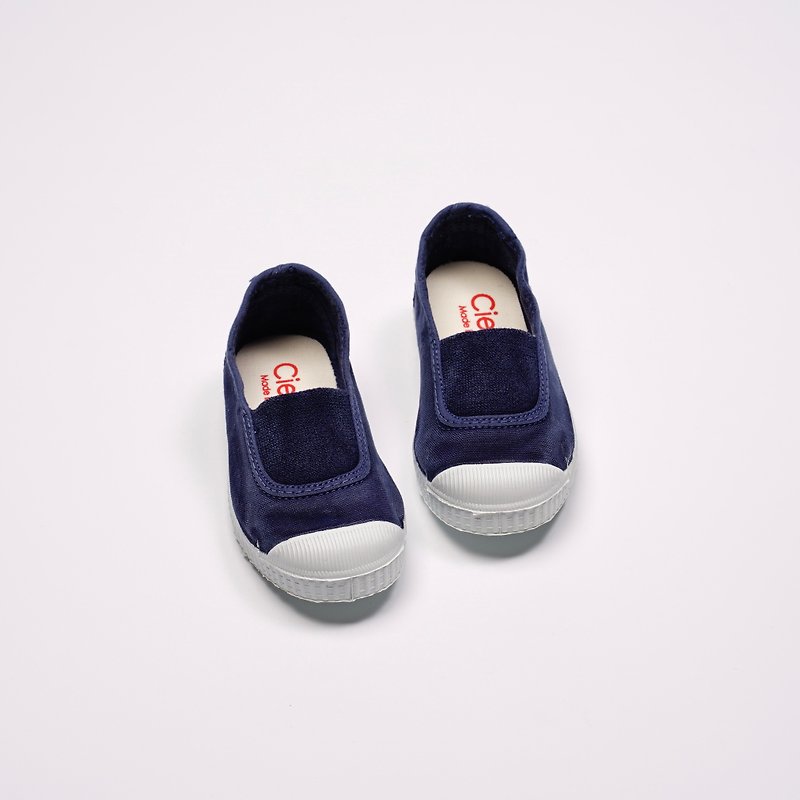 西班牙國民帆布鞋 CIENTA 75777 84 深藍色 洗舊布料 童鞋 - 童裝鞋 - 棉．麻 藍色