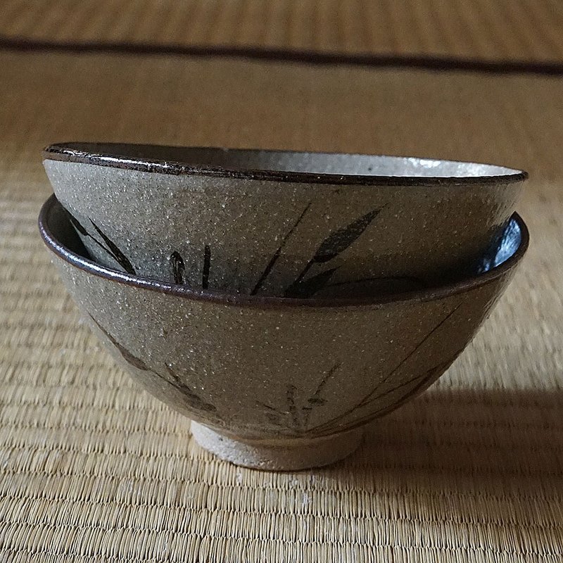 繪唐津飯碗 - 碗 - 陶 